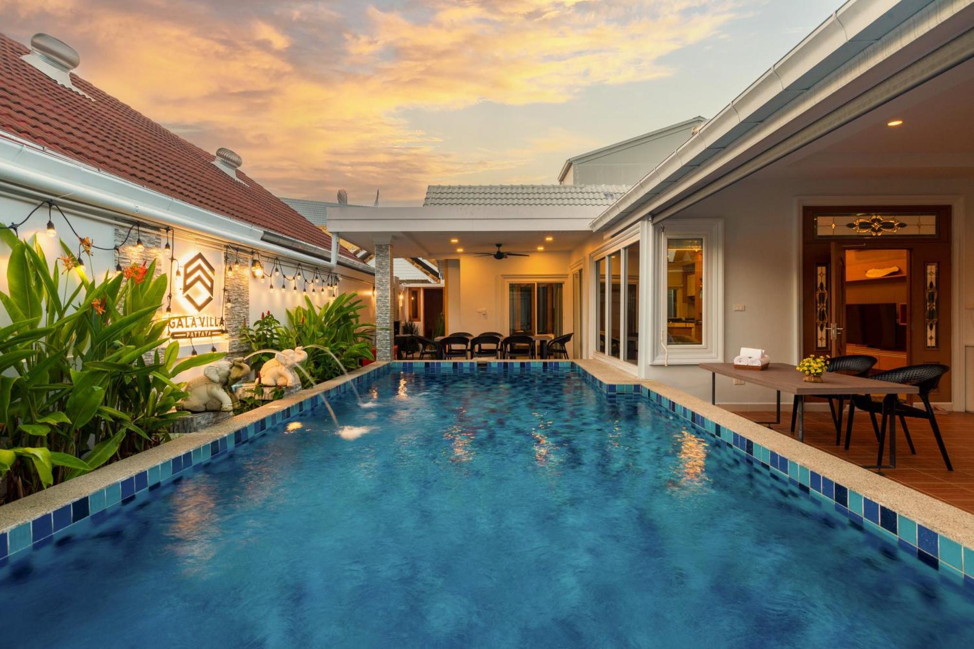 Pattaya Private Villa - Pool,Sauna,Snooker,Bbq Ngoại thất bức ảnh