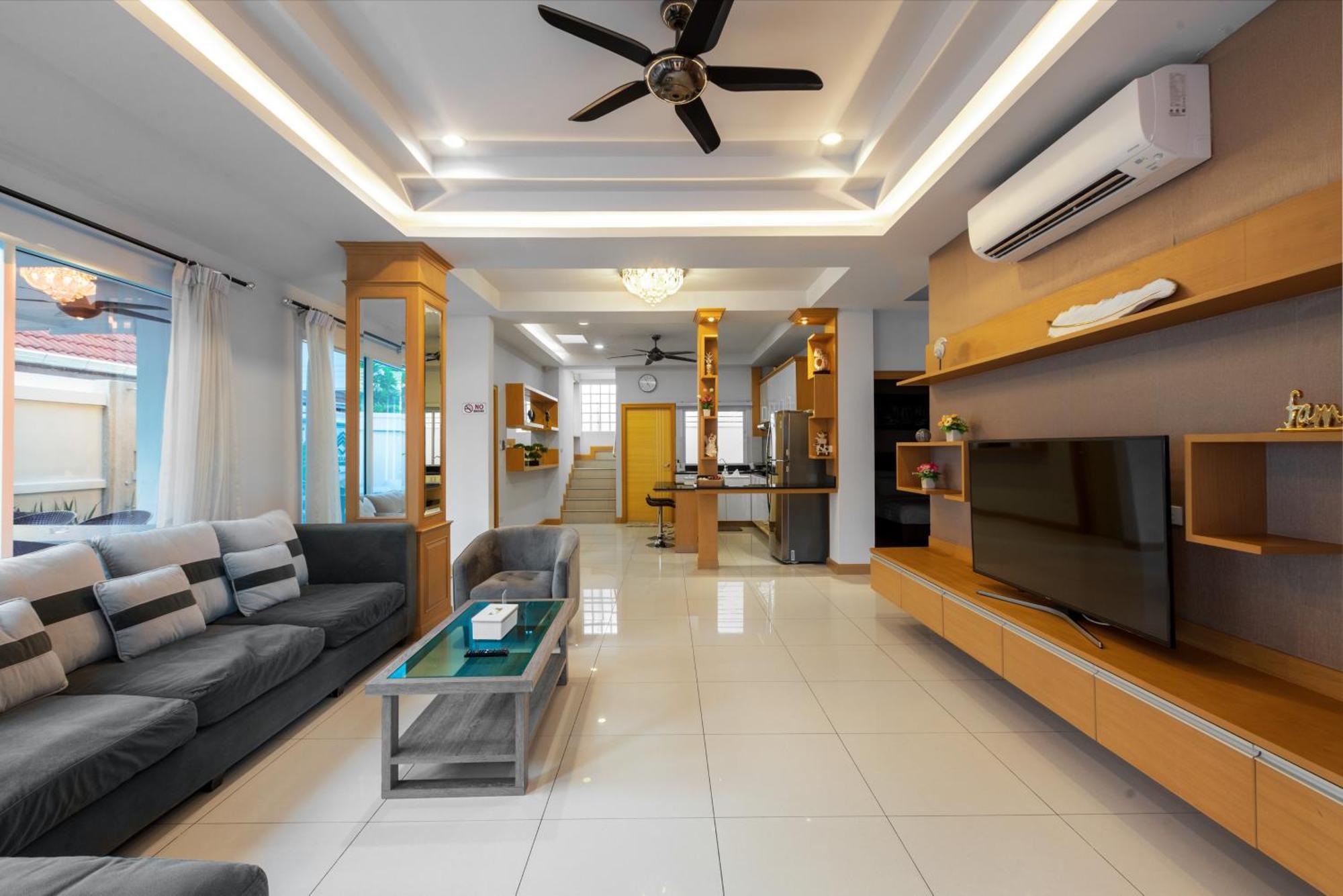 Pattaya Private Villa - Pool,Sauna,Snooker,Bbq Ngoại thất bức ảnh