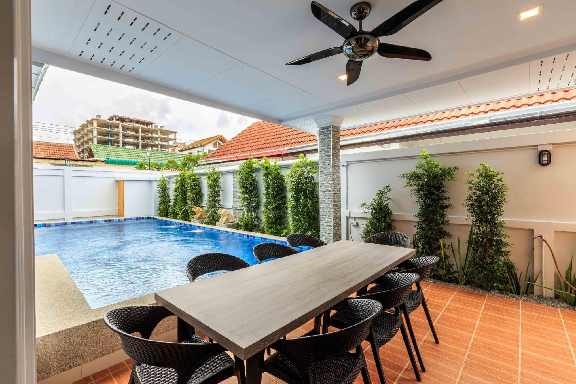 Pattaya Private Villa - Pool,Sauna,Snooker,Bbq Ngoại thất bức ảnh