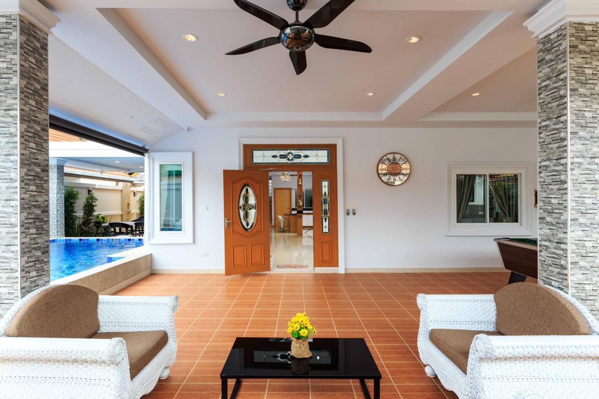 Pattaya Private Villa - Pool,Sauna,Snooker,Bbq Ngoại thất bức ảnh